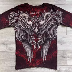 Custom Vintage Acid Wash Long Sleeve T-Shirts for Men