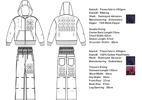 Custom streetwear shorts prototype by SYKE Garment Co., Ltd.