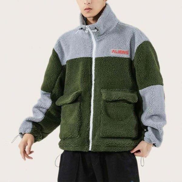 Men Colour Blocked Bomber Jacket Manufacturer - SYKE Garment
