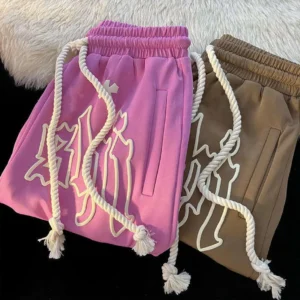Custom fleece and mesh streetwear shorts manufacturing