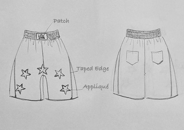 Custom cargo pants streetwear prototype by SYKE Garment Co., Ltd.