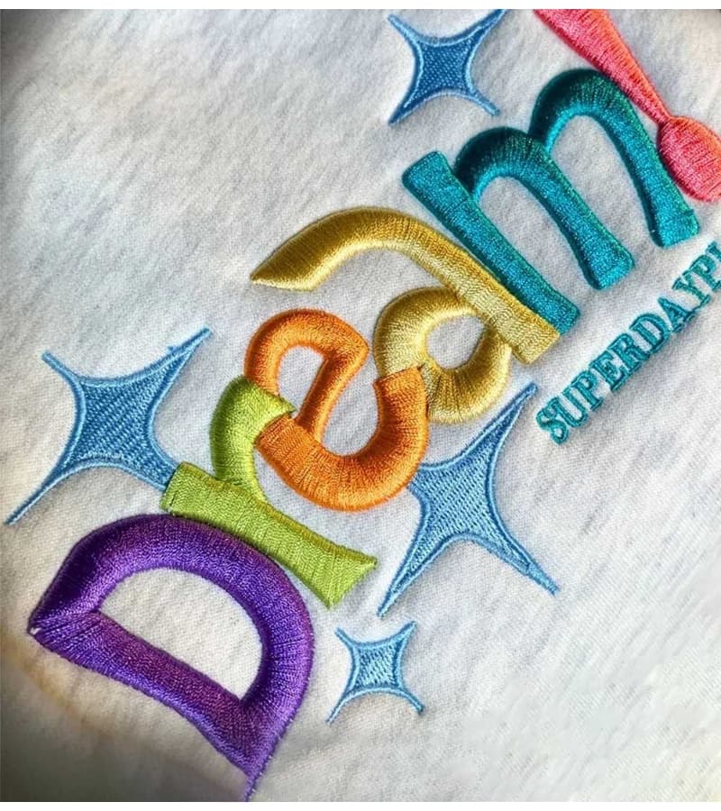 3D Foam Embroidery high dimensional stitch